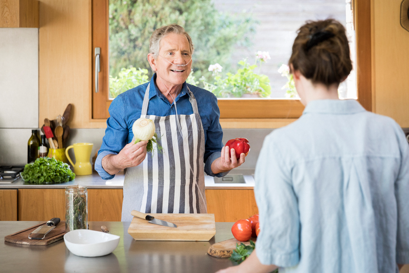 COPD male patient (cooking) 8