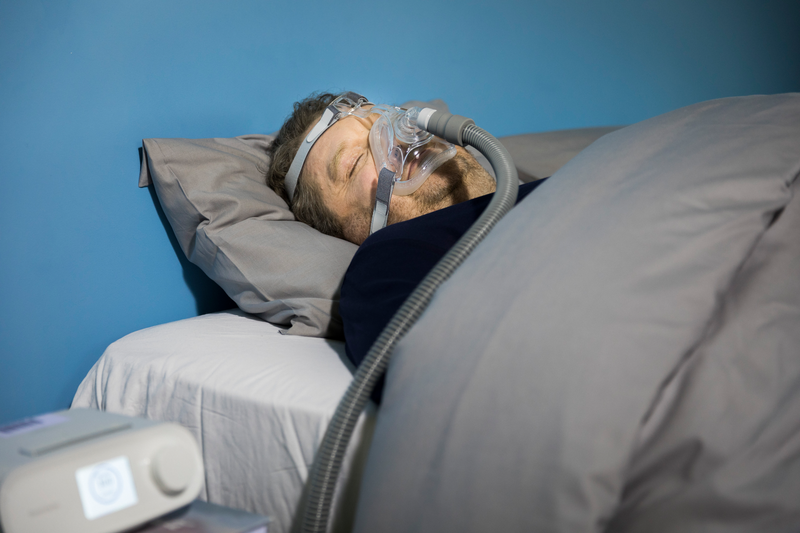 Sleep apnea male patient (sleeping) 10